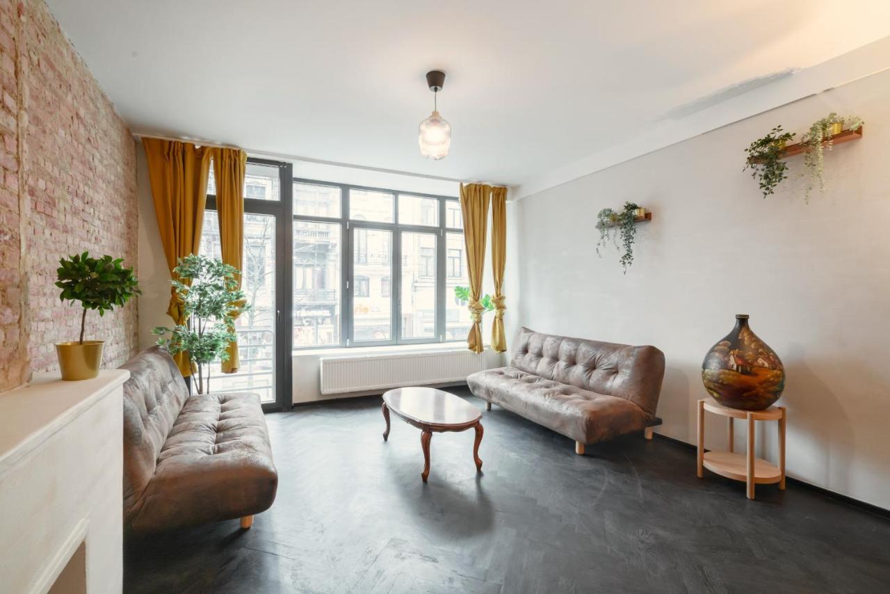 Two-Bedroom Apartments In The Heart Of Antwerpen Bagian luar foto