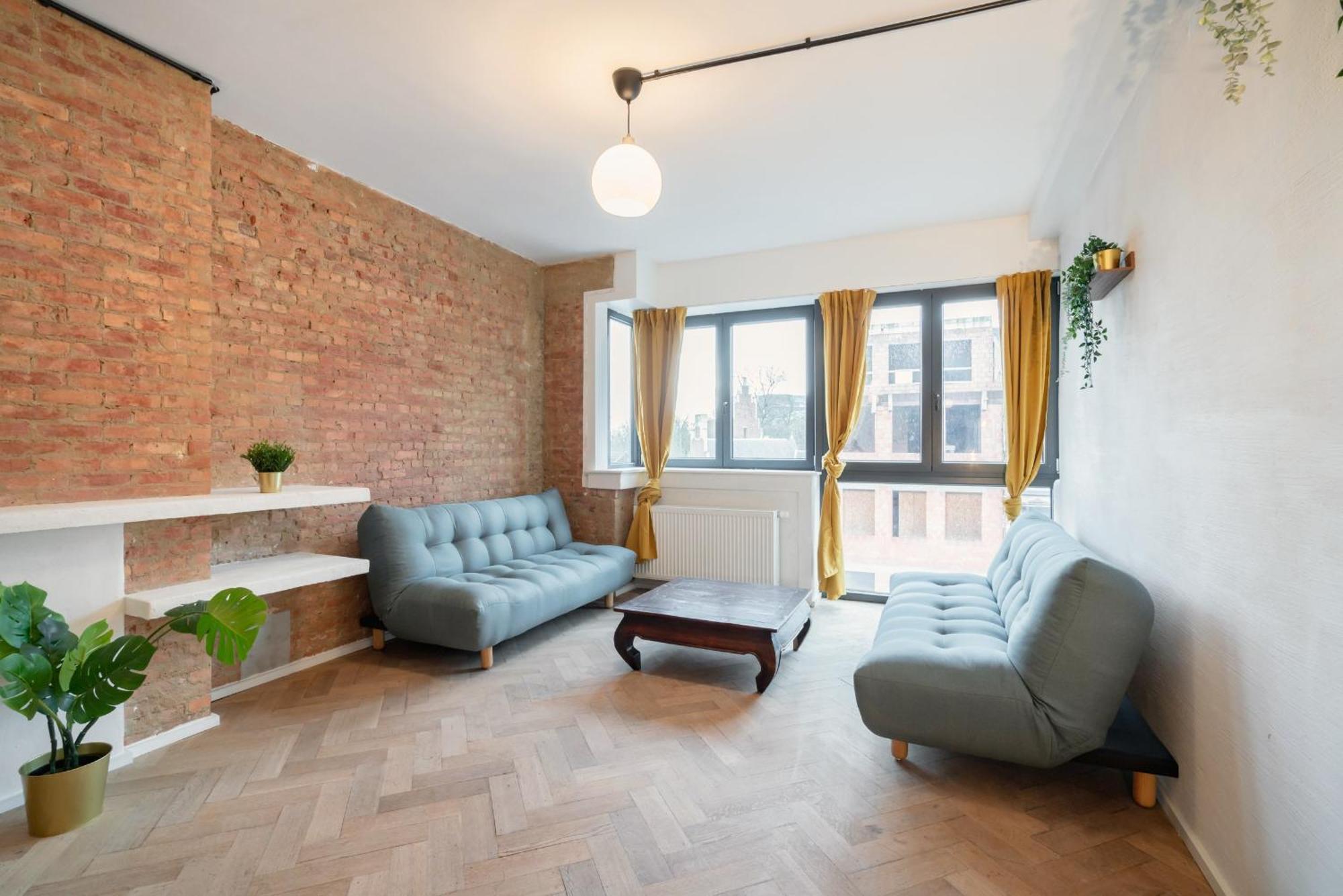 Two-Bedroom Apartments In The Heart Of Antwerpen Bagian luar foto