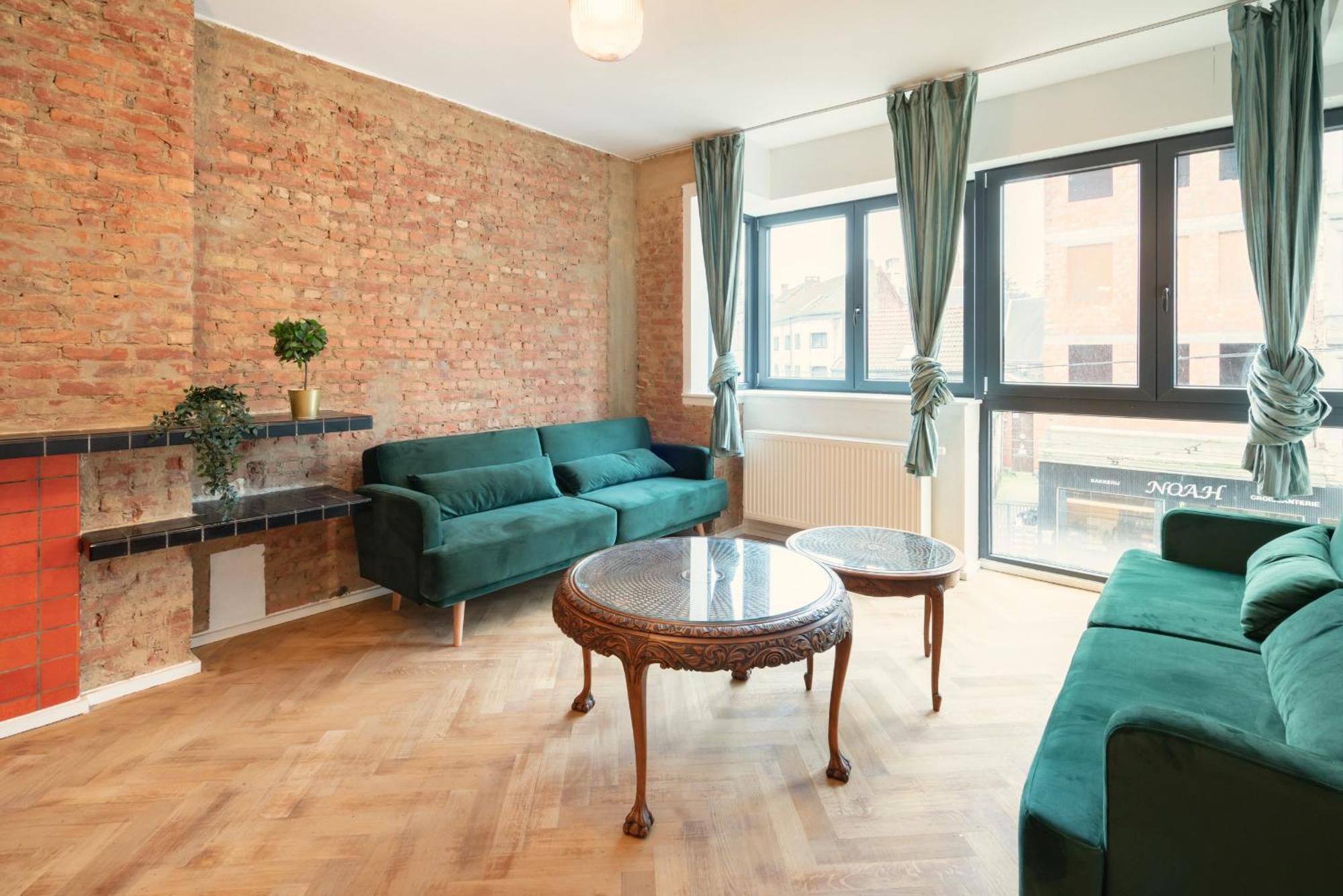 Two-Bedroom Apartments In The Heart Of Antwerpen Bagian luar foto
